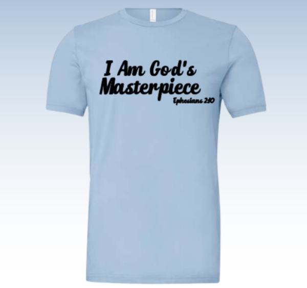 I Am God's Masterpiece Short Sleeve - Image 4