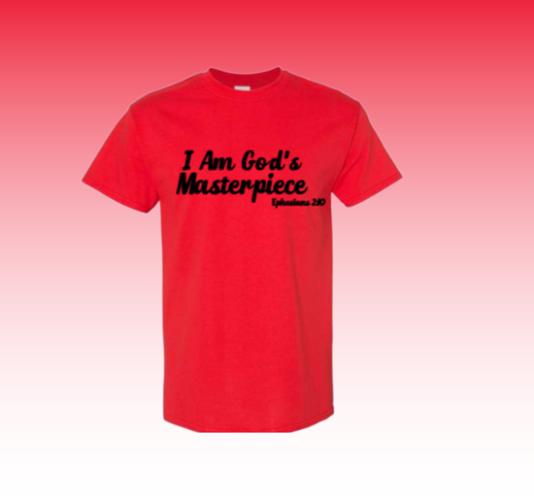 I Am God's Masterpiece Short Sleeve - Image 2